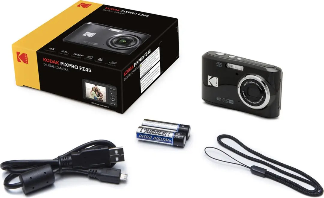 Kodak PIXPRO FZ45 Compactcamera - Zwart