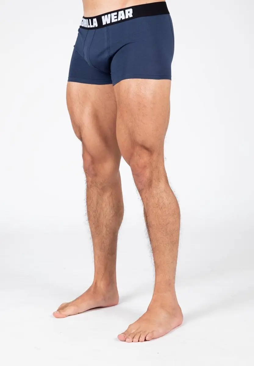 Gorilla Wear Boxershorts 3-Pack - 2XL - Grijs/Blauw/Rood