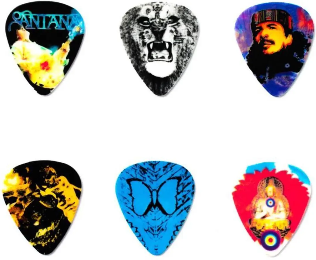 Dunlop Santana Opbergblikje - Medium Plectrums