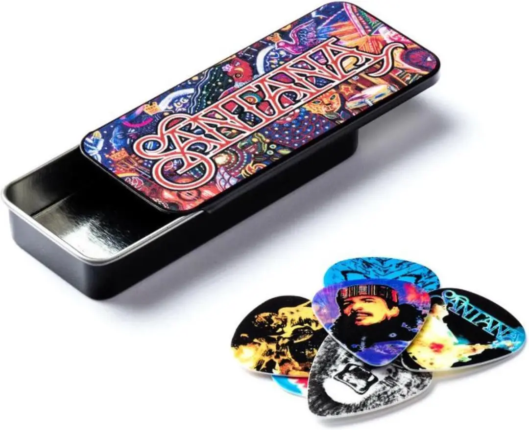 Dunlop Santana Opbergblikje - Medium Plectrums