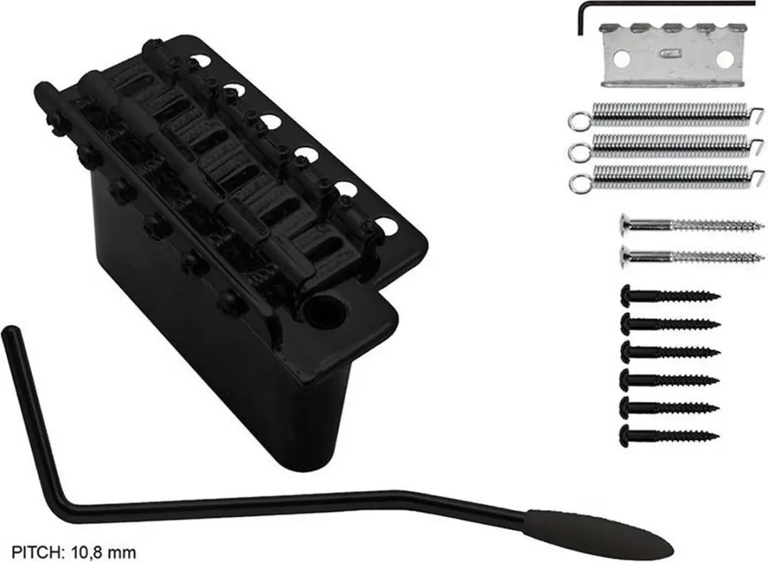 Wilkinson WV6S/B Tremolo - Zwart