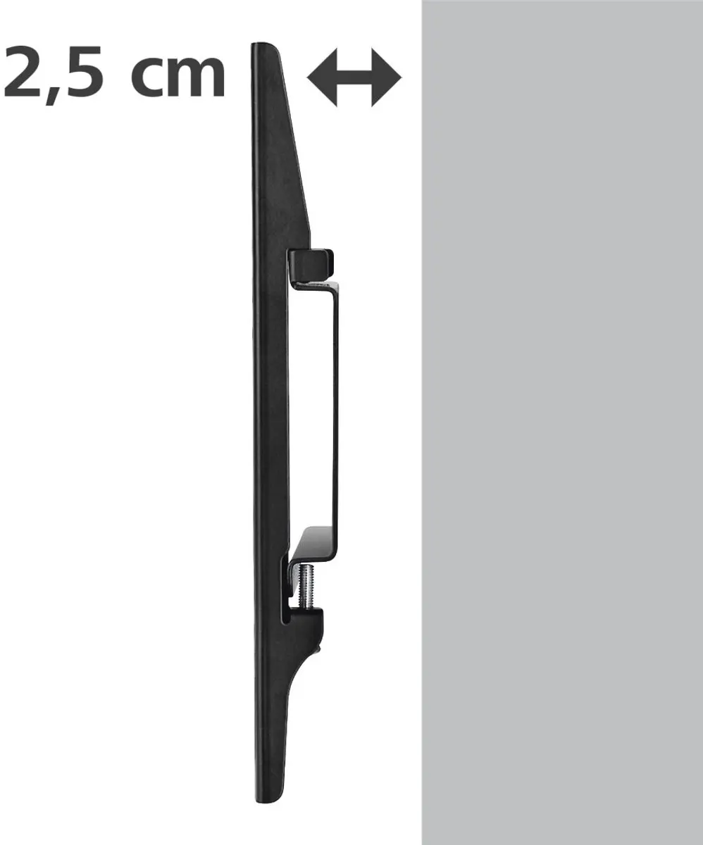Hama Fix Large TV Beugel 00220803 - 19"-40" - 25kg - VESA 200x200 - Zwart