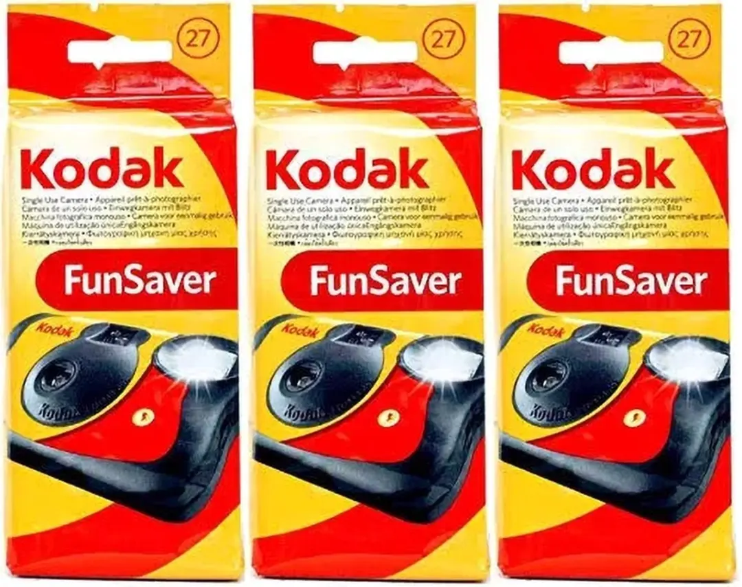 Kodak Fun Saver Wegwerpcamera 27 Foto's - Zwart
