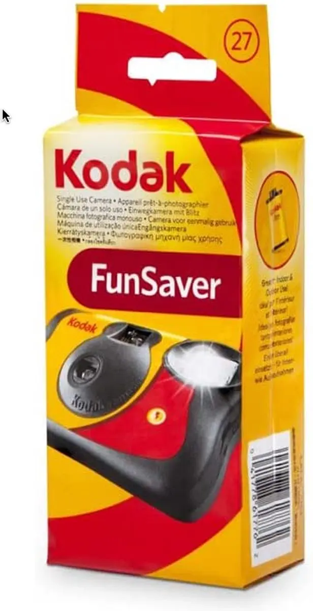 Kodak Fun Saver Wegwerpcamera 27 Foto's - Zwart - afbeelding 6 van 6
