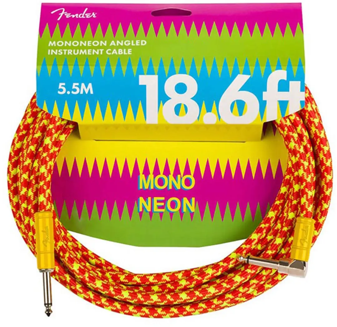 Fender MonoNeon Capsule Collection Gitaarkabel 5.5m