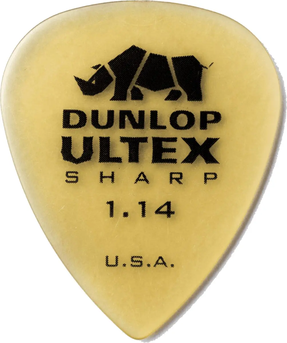 Dunlop Ultex Sharp Gitrum 1,14mm - Tequila Bruin