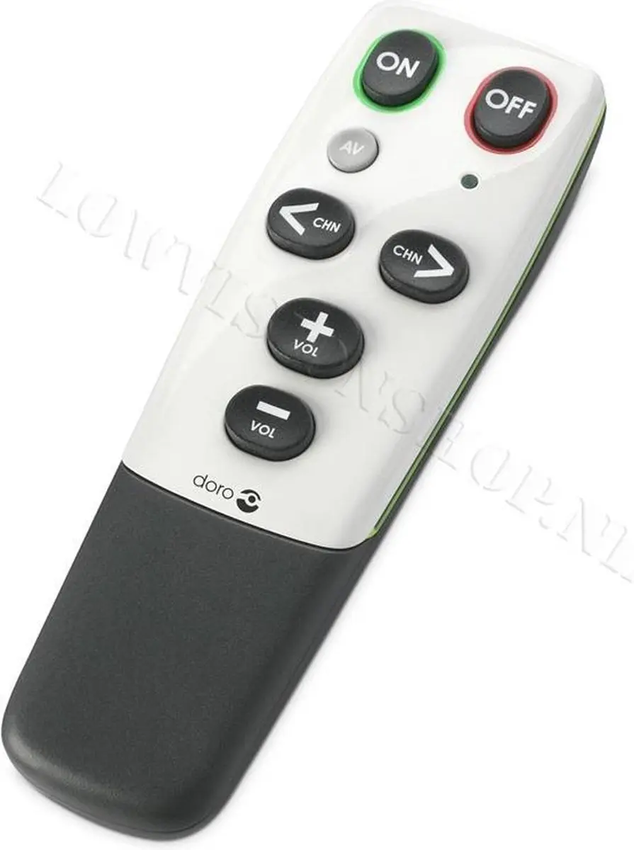 Doro HandleEasy 321RC Universele Afstandsbediening - Zilver/Zwart