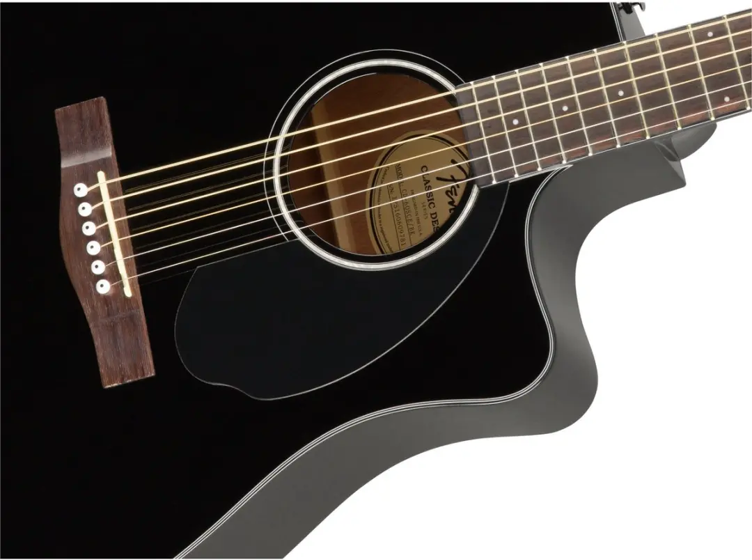 Fender CD-60SCE Dreadnought Gitaar - Zwart