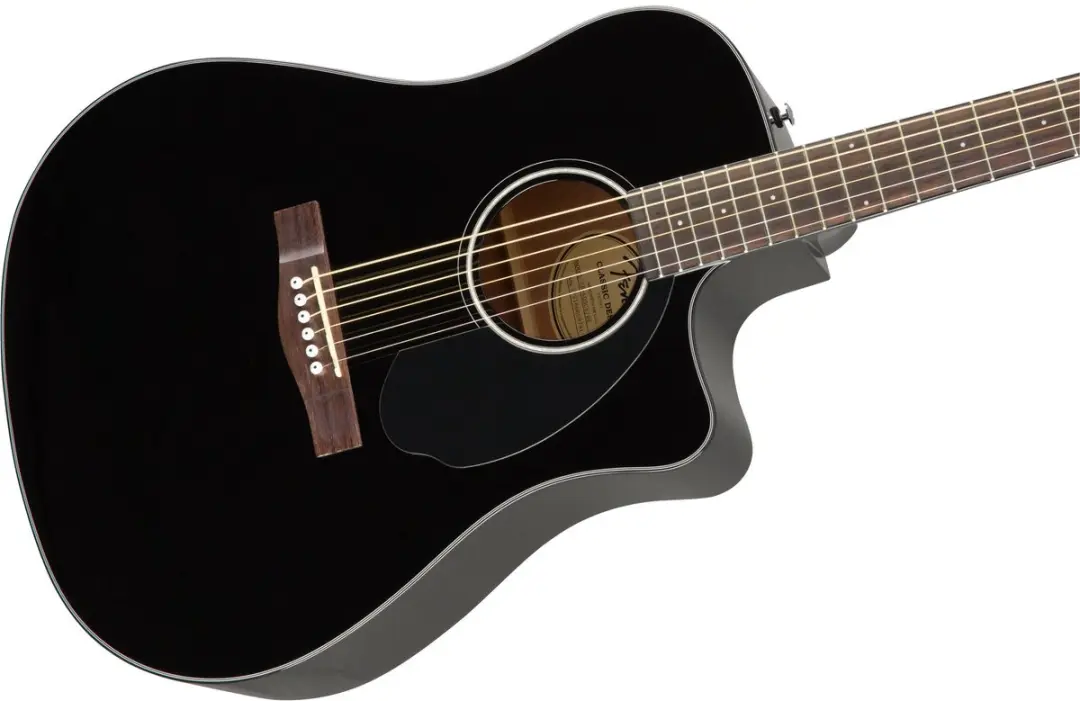 Fender CD-60SCE Dreadnought Gitaar - Zwart