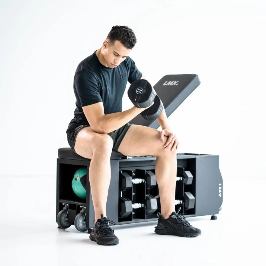 LifeMaxx Dumbbell 8kg - 2 Stuks - Zwart