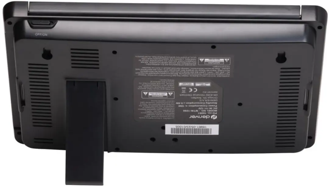 Denver MTW1098 Draagbare DVD Speler 10 inch - 2 Schermen - Zwart