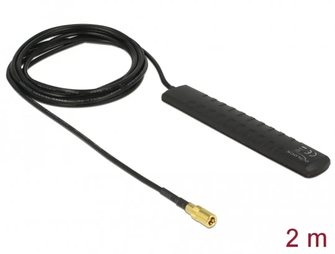 Delock DAB+ DVB-T2 Antenne 20dBi - Zwart