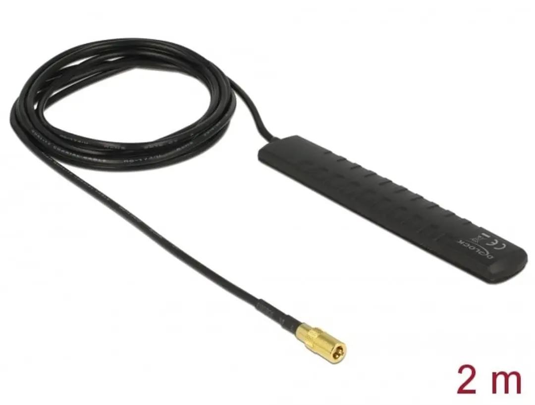 Delock DAB+ DVB-T2 Antenne 20dBi - Zwart