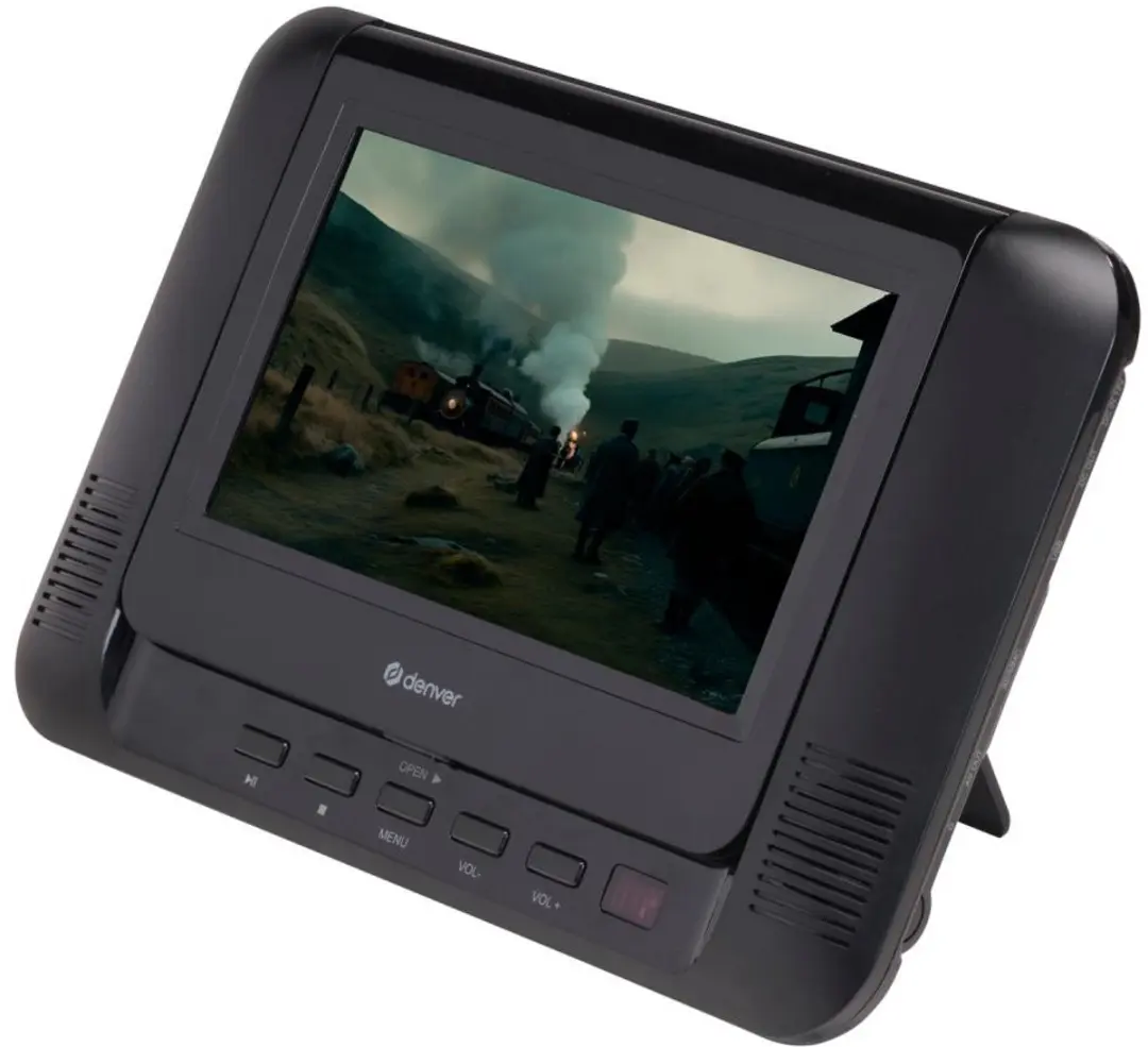 Denver MTW793 Draagbare DVD-speler - 7 inch - 2 schermen - Zwart