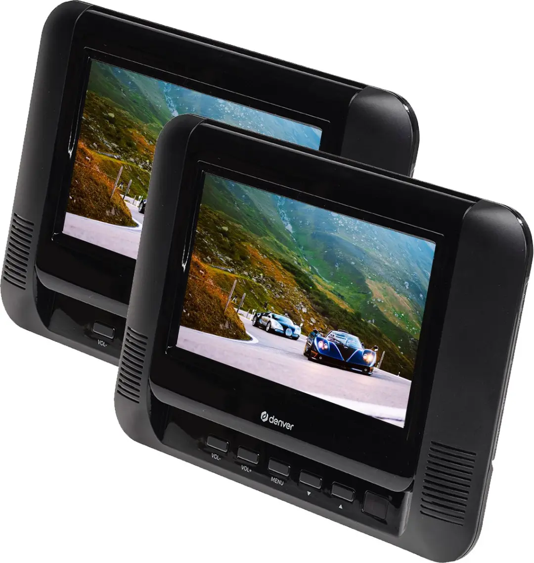 Denver MTW793 Draagbare DVD-speler - 7 inch - 2 schermen - Zwart