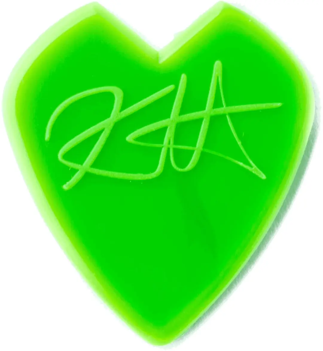 Dunlop 47PKH3N Kirk Hammett Jazz Plectrum - 1,5 mm - Groen