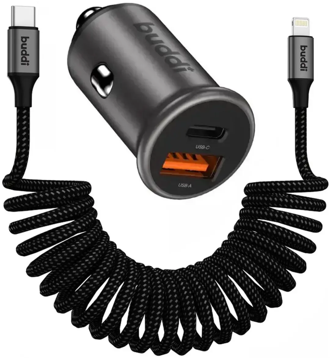 Buddi Power 45W Autolader