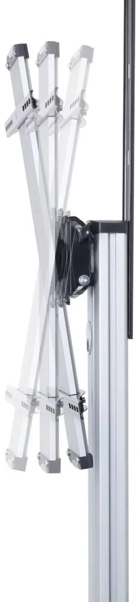 SpeaKa Professional PREM-LINE XL FS10S-46T TV-wagen - 37-70" - Zwart/Zilver