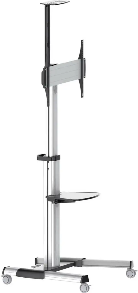 SpeaKa Professional PREM-LINE XL FS10S-46T TV-wagen - 37-70" - Zwart/Zilver