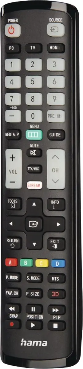 Hama Universele Afstandsbediening 00221060 - Samsung TV - Zwart