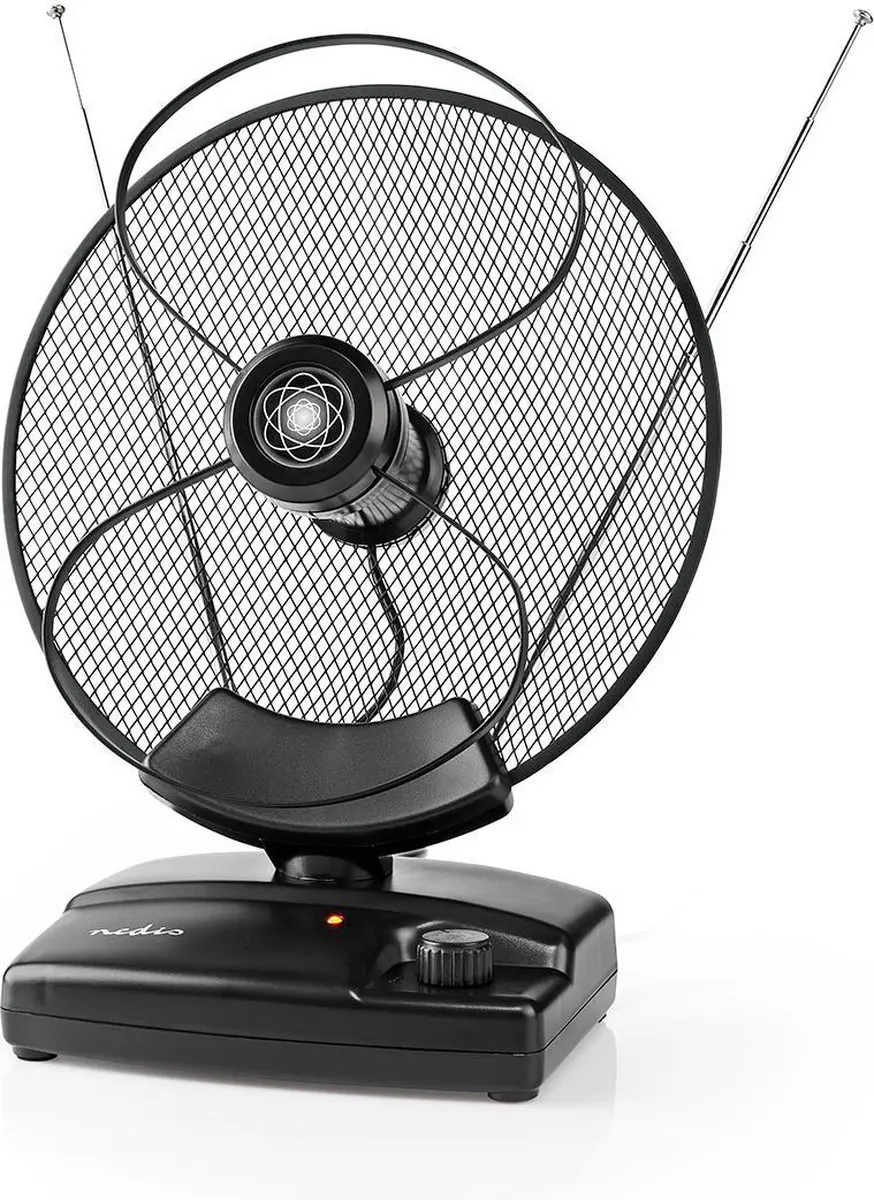 Nedis Binnenantenne ANIR2503BK700 - Actief FM/UHF/VHF - 36dB - Zwart