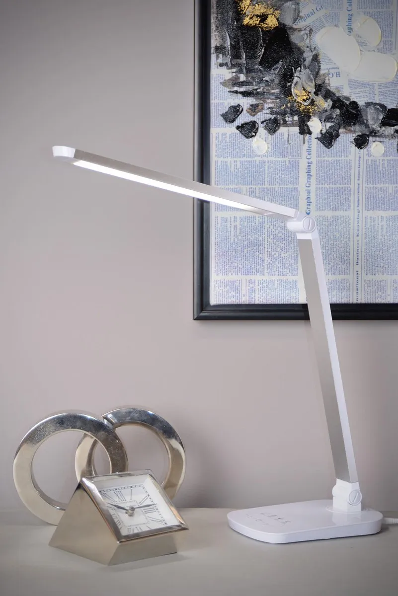 Lucide VARIO LED Bureaulamp 8W - Wit