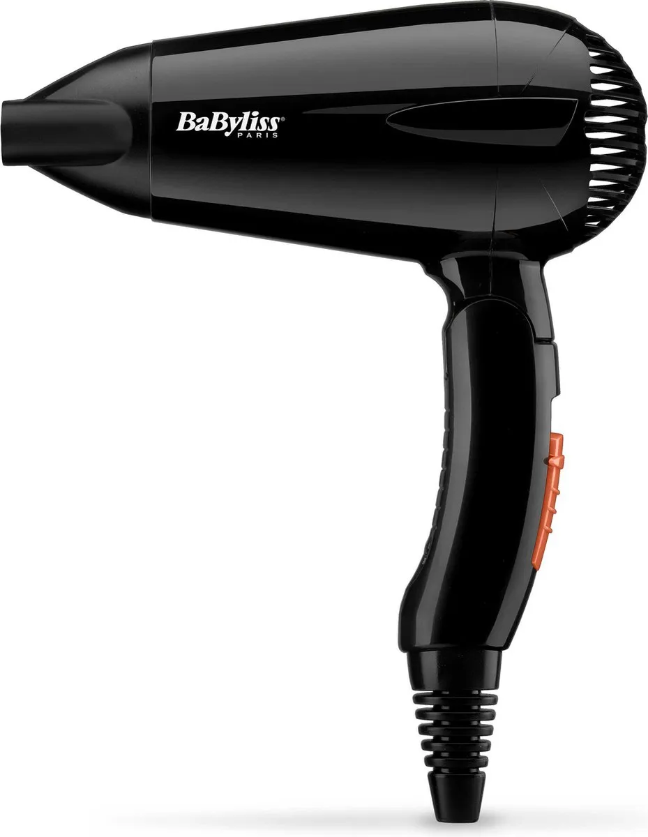 Babyliss Travel Dry 2000 5344E Reisföhn - 2000W - Zwart/Oranje