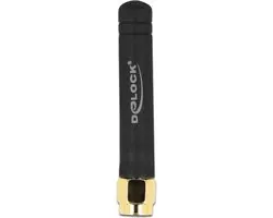 Delock LPWAN 868 MHz Antenne SMA - 1,6 dBi Omnidirectioneel - Zwart - afbeelding 2 van 4