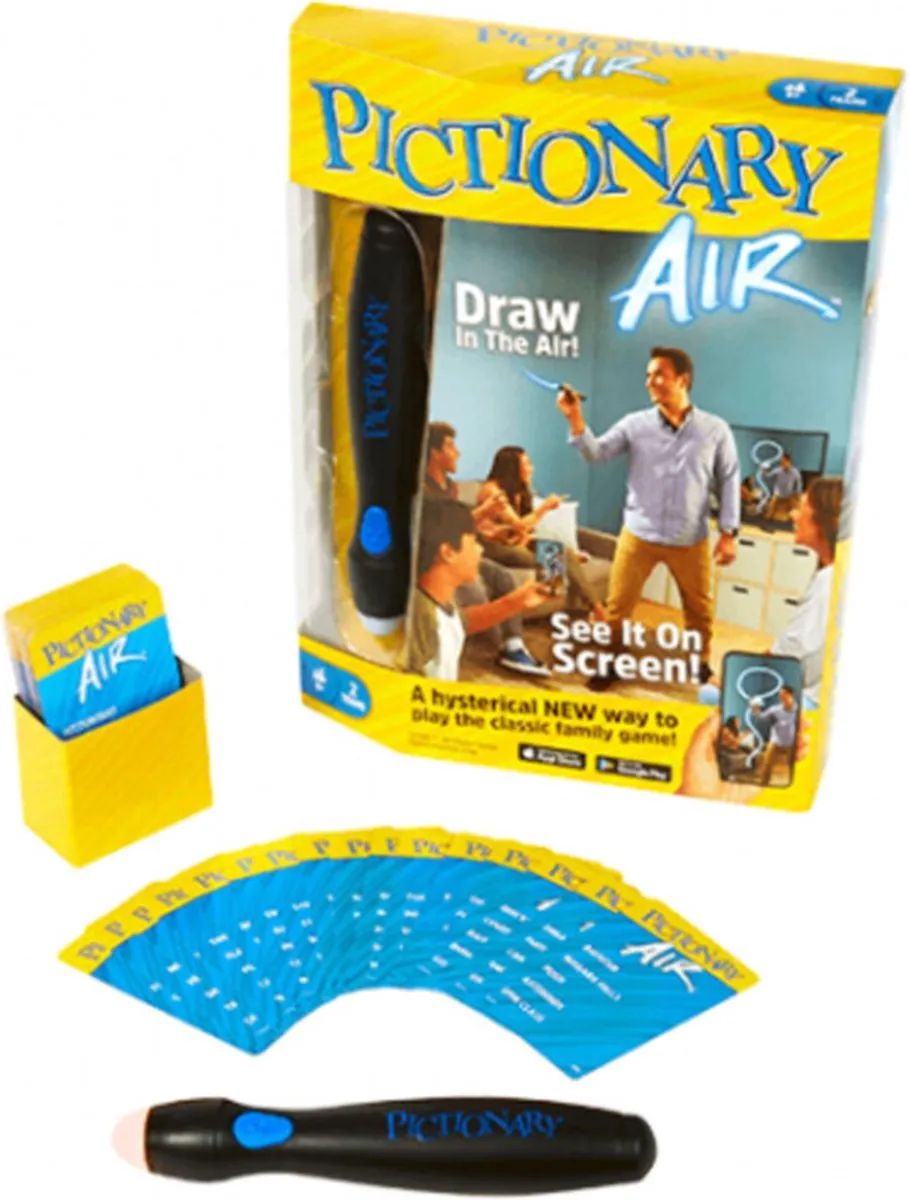 Mattel Games Pictionary Air GJG12 - 112 Kaarten - 4-12 Spelers