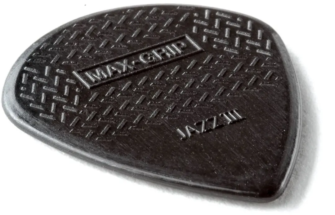 Dunlop Max Grip Nylon Jazz III Plectrum - 6 Stuks Zwart
