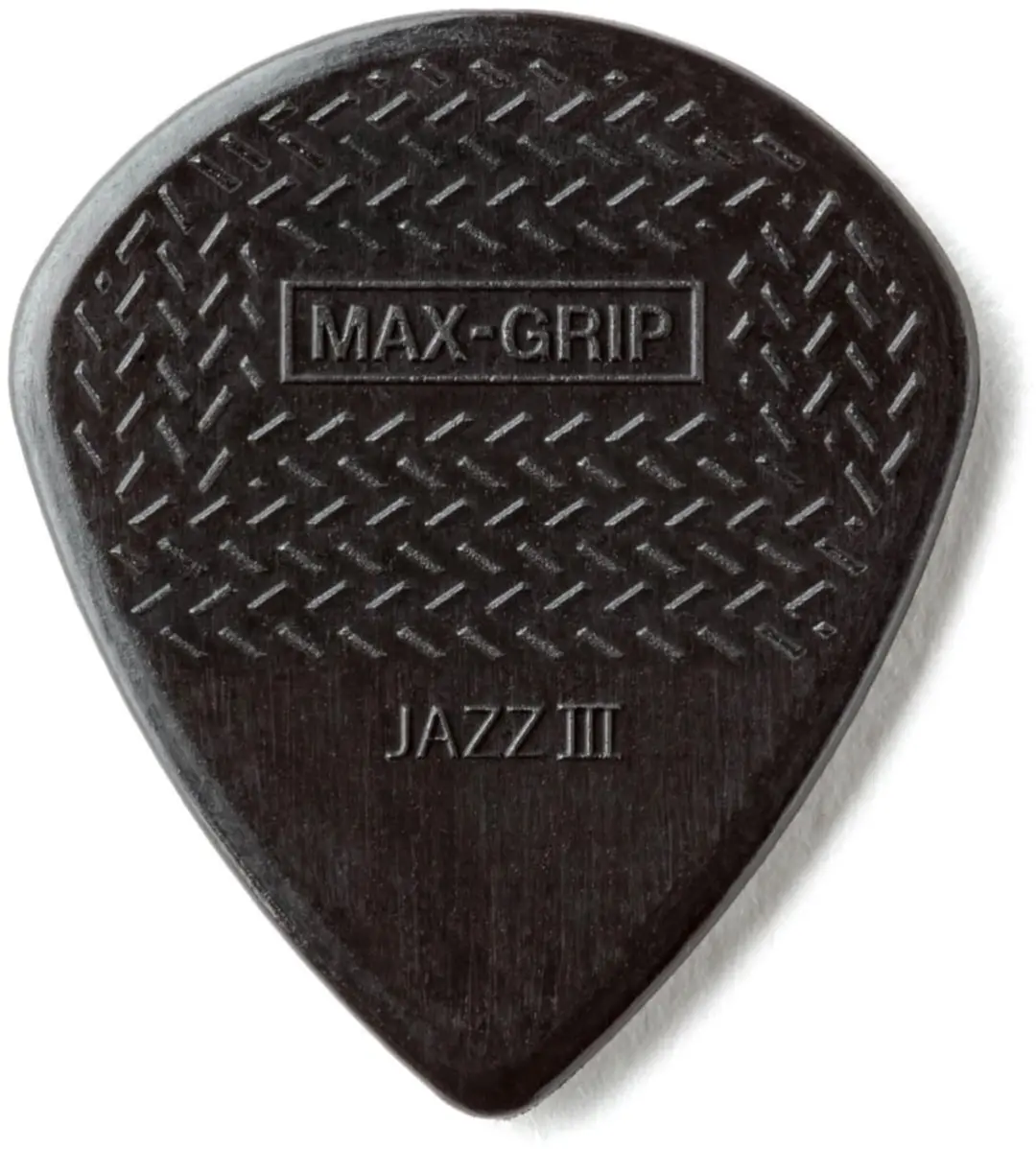 Dunlop Max Grip Nylon Jazz III Plectrum - 6 Stuks Zwart