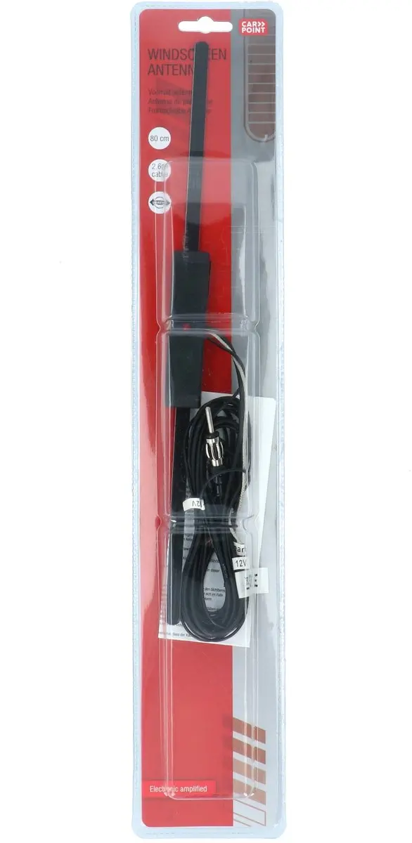 Carpoint KS10124 Voorruitantenne LED - 34cm - Zwart