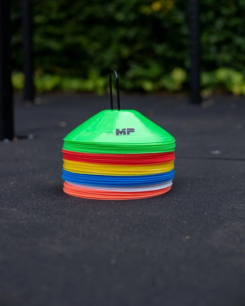 Muscle Power Markeerset Pionnen - 60 Stuks - 6 Kleuren