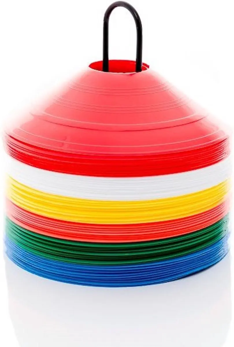 Muscle Power Markeerset Pionnen - 60 Stuks - 6 Kleuren