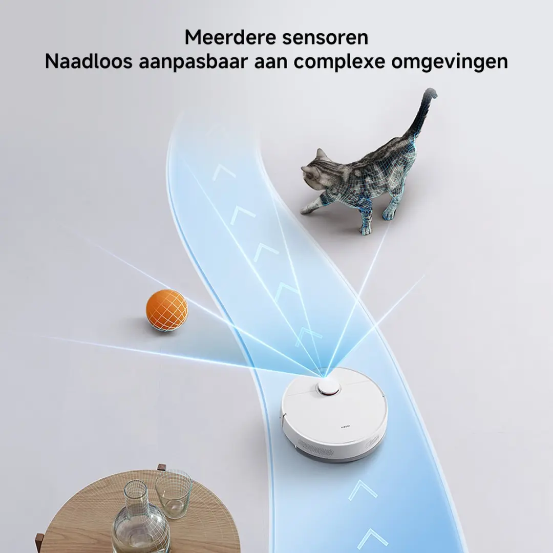 Xiaomi Robot Vacuum S40C E101 - Robotstofzuiger 5000Pa Wit