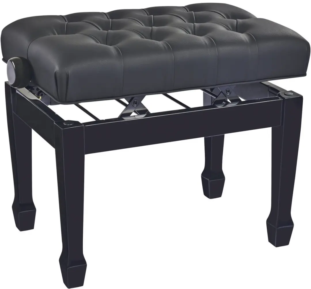König & Meyer 13982 Piano Bench Deluxe - Hoogglans Zwart