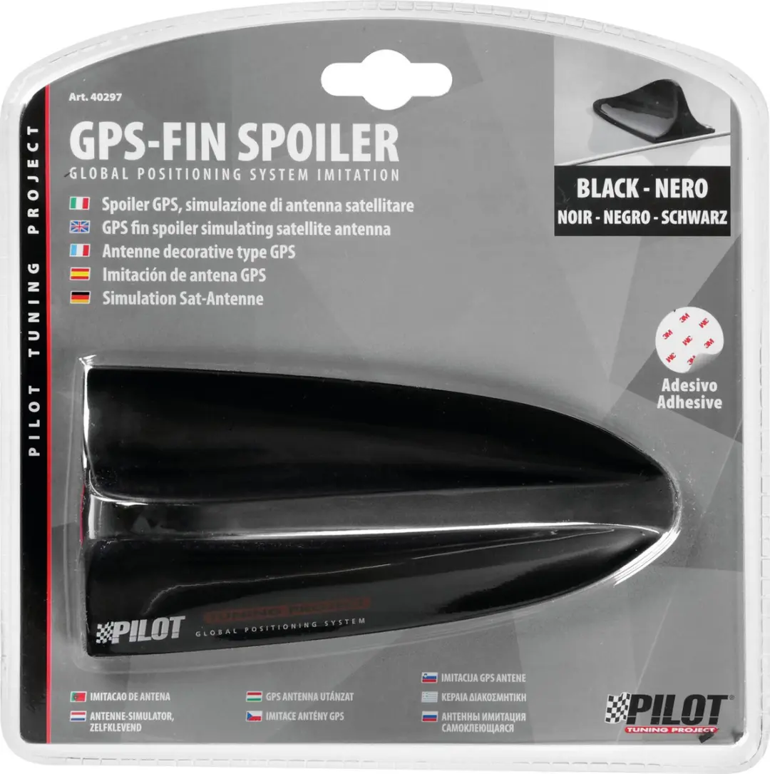 Lampa GPS-Fin Spoiler Antenne Imitatie Zwart