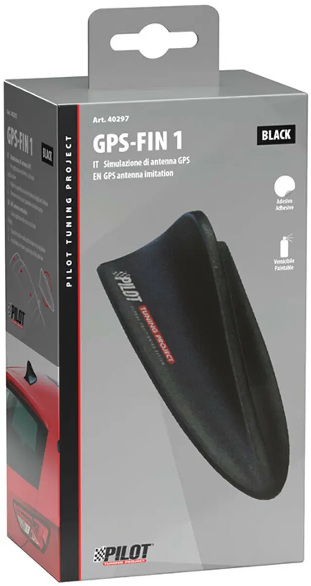 Lampa GPS-Fin Spoiler Antenne Imitatie Zwart - BMW-stijl