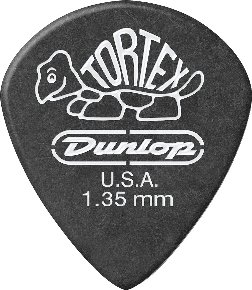 Dunlop Tortex Jazz III Pitch Black Plectrums - 12 Stuks