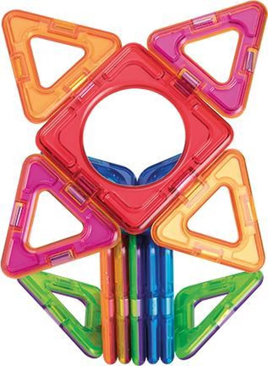 Magformers Basic Plus Set 14-delig - Multicolor