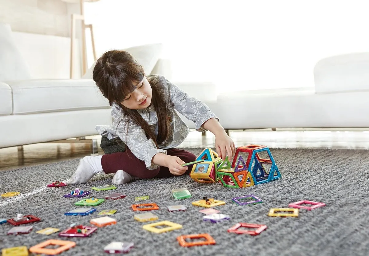 Magformers Basic Plus Set 14-delig - Multicolor