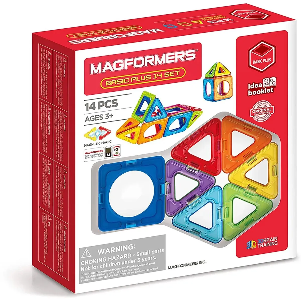 Magformers Basic Plus Set 14-delig - Multicolor - afbeelding 6 van 6