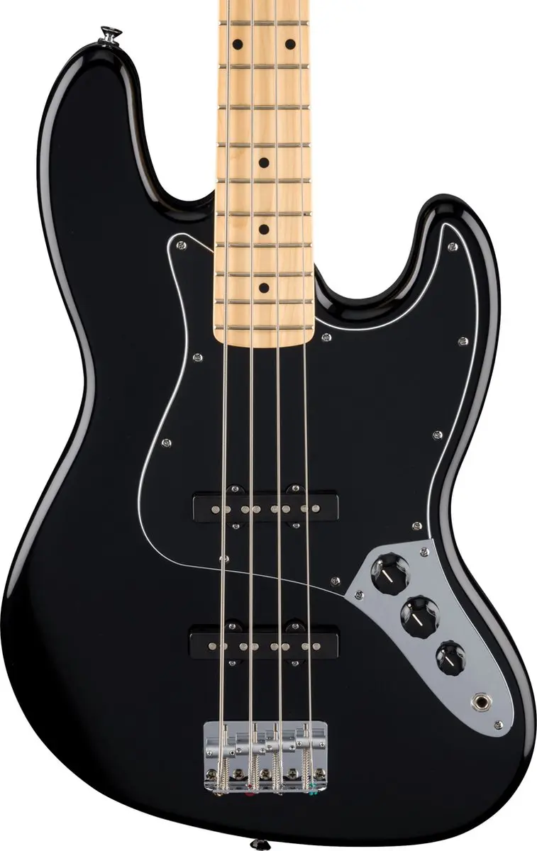 Fender Standard Jazz Bass - 4 Snaren - 20 Frets - Zwart