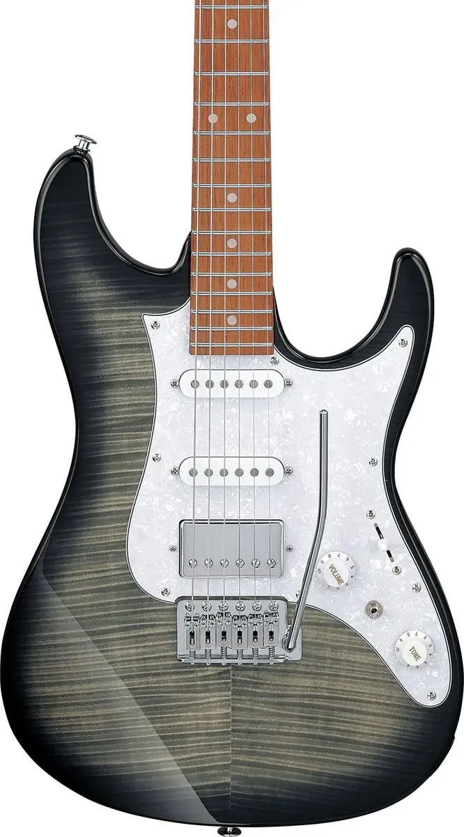 Ibanez AZ22S1F Elektrische Gitaar - Transparent Black Sunburst