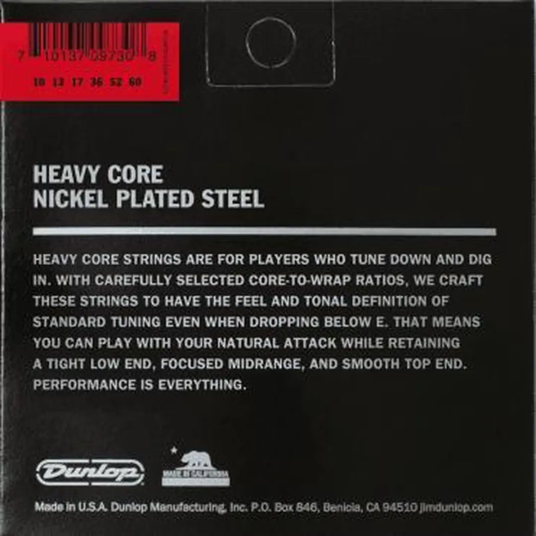 Dunlop DHCN1060-6 Snarenset Elektrische Gitaar - Heavy - Nikkel