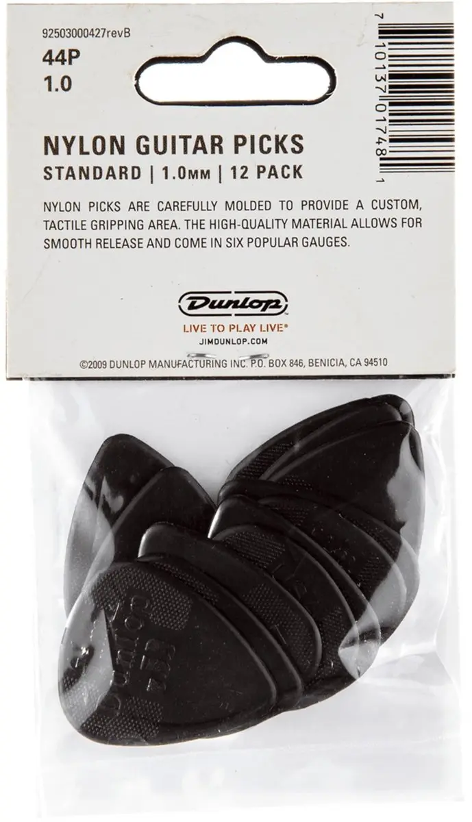 Dunlop Nylon Standard 1.00 Plectrum - 12 Stuks