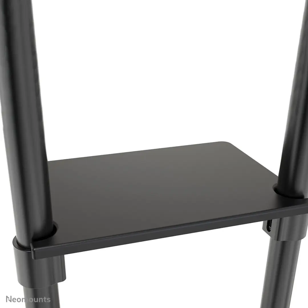 Neomounts NS-M1250BLACK Verrijdbare TV Vloerstandaard 37-70" - 70kg - 90° Rotatie - Zwart