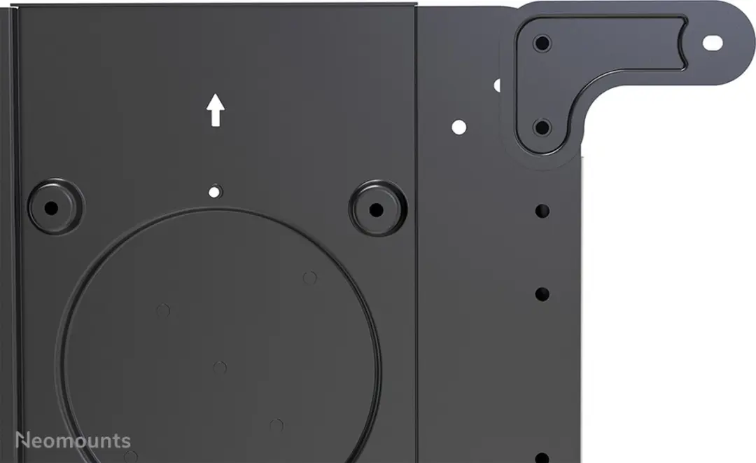 Neomounts NS-M1250BLACK Verrijdbare TV Vloerstandaard 37-70" - 70kg - 90° Rotatie - Zwart