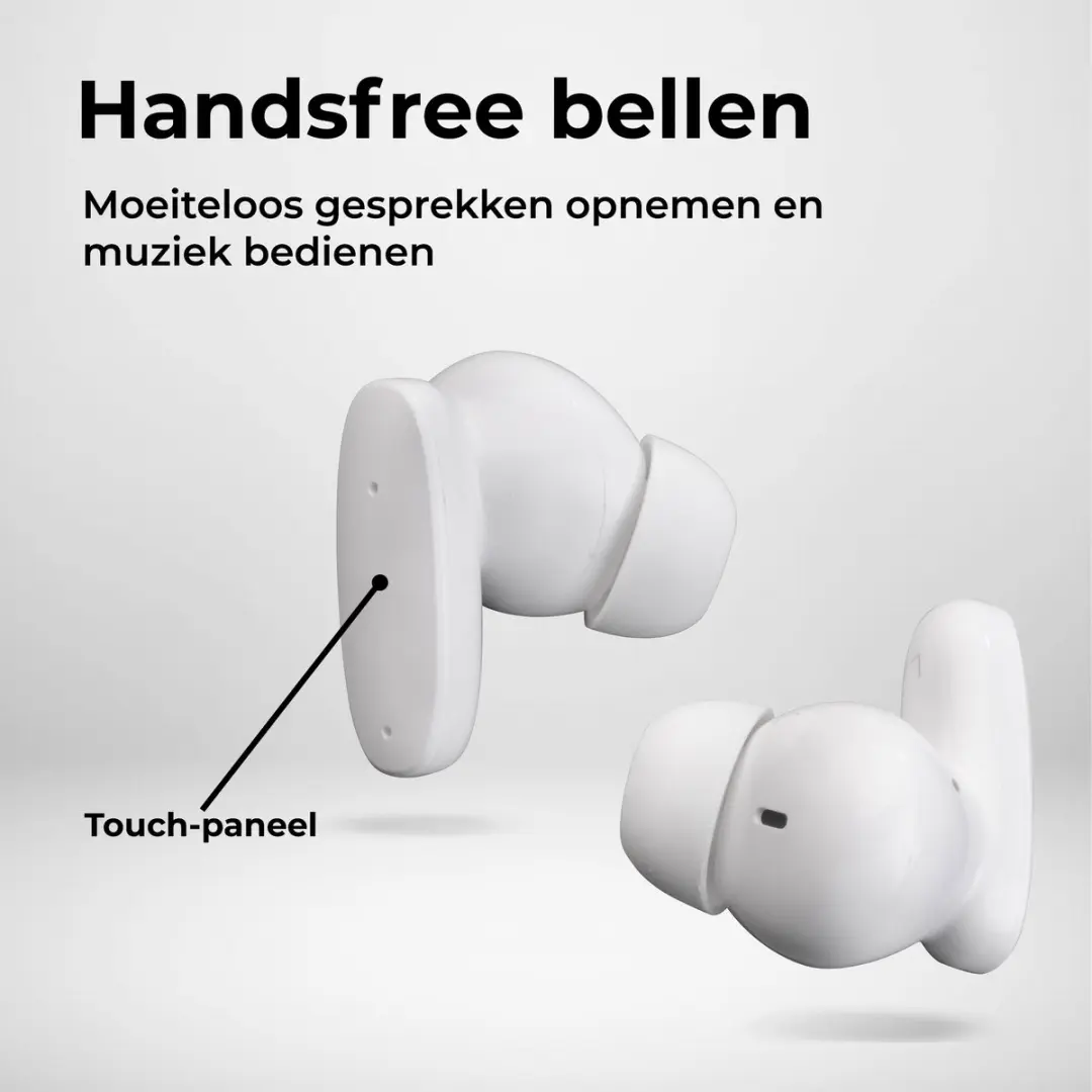 Denver TWE49ENC Draadloze Oordopjes - Noise Cancelling - Wit