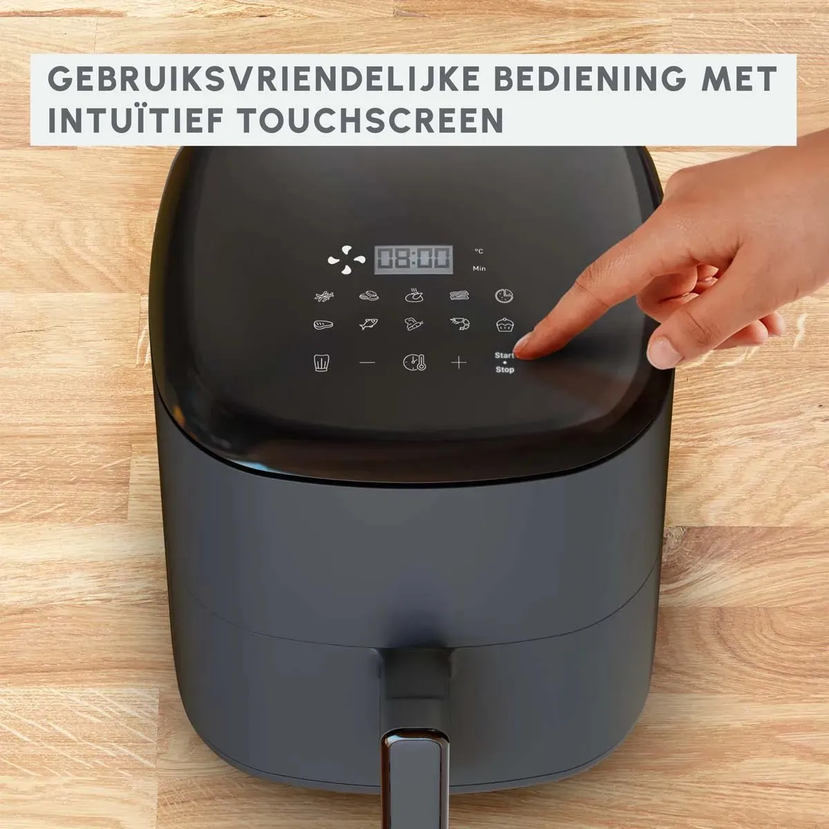 Moulinex Easy Fry Max EZ245B20 Airfryer 5L - Zwart